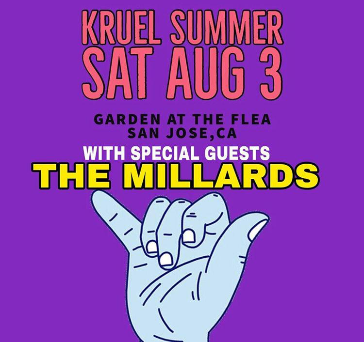 TheMillards510's tweet photo. This Saturday! Rocking in San Jose🤘 We're opening up for the homies @KRUEL_SUMMER ! We hit the stage at 7pm! See ya there 🤘🤘🤘🤘 https://t.co/ZhoPOsGNC6 https://t.co/L9BFLwtn1b