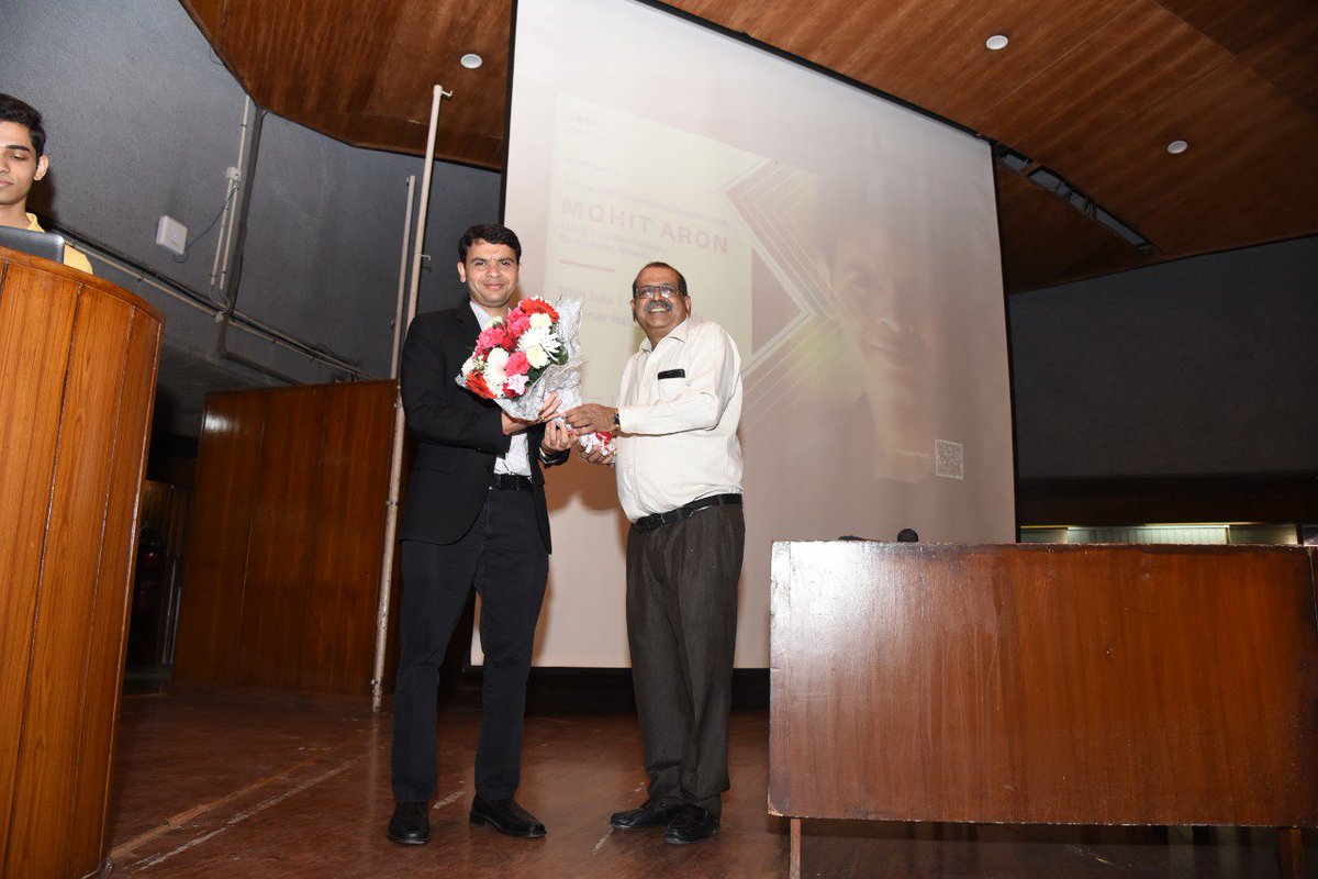 iitdelhi's tweet image. The Office of the Alumni Affairs, IIT Delhi, organised an interactive session with Mr Mohit Aron, a 1995 batch alumnus, who is Founder and CEO of @Cohesity, a US-based enterprise storage company.