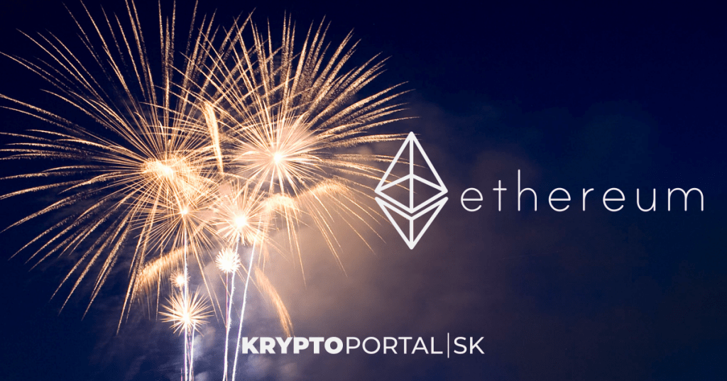 kryptoportal's tweet photo. Ethereum oslavuje piate výročie, pozrite sa na pôsobivé štatistiky #blockchain #dapps #ETH #ethereum #kryptomena #vyrocie #Vitalik https://t.co/nuHhZ8cXul https://t.co/WFjESWab9T