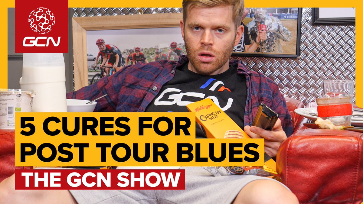 gcntweet's tweet photo. Do you have a @LeTour de France shaped hole in your life? Not know what to do with your days now the three week of racing is over? You're not alone, so we bring you 5 practical ways to get over your post-Tour blues. 

https://t.co/FWN7JBjty3 https://t.co/bwEqkeaRAp
