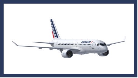 Le nouvel Airbus #AirFrance #A220-300 sera un atout majeur pour la réduction de notre empreinte environnementale et le confort de nos clients. Nous sommes fiers de vous présenter la nouvelle génération d'avions court et moyen-courrier #AirFrance !