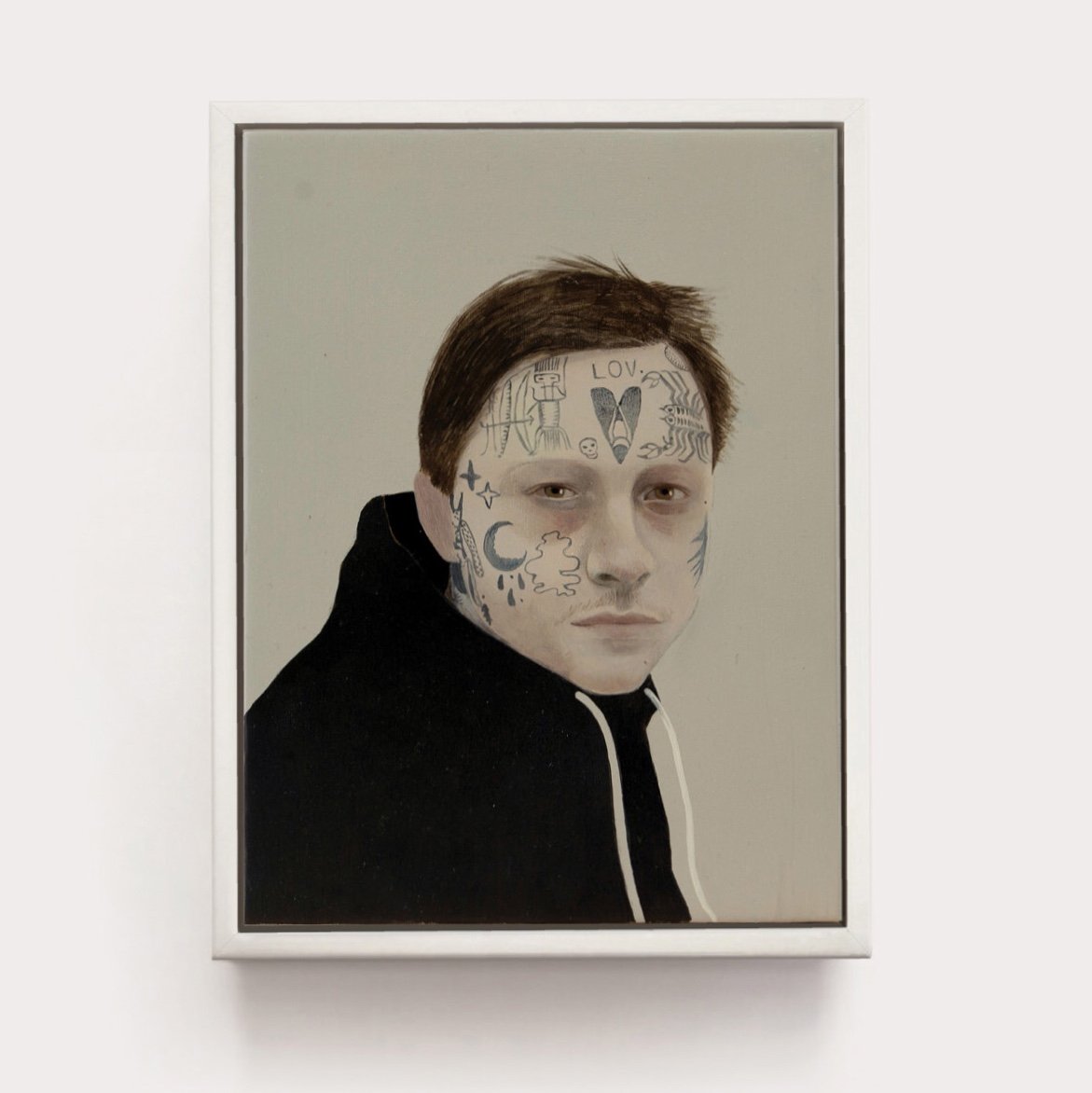 sarahballstudio's tweet photo. ‘ Themself’ @animamundiart 26th July-6th September https://t.co/sLOneMfAsw