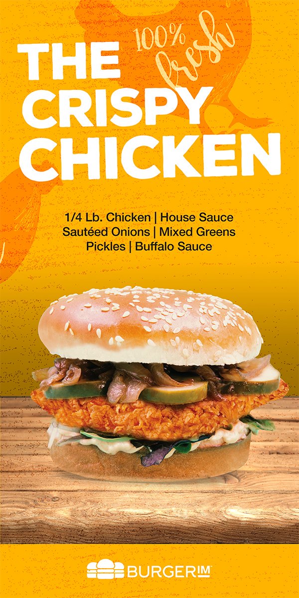 #CrispyChicken Sandwich available at #BurgerIMAlpharetta