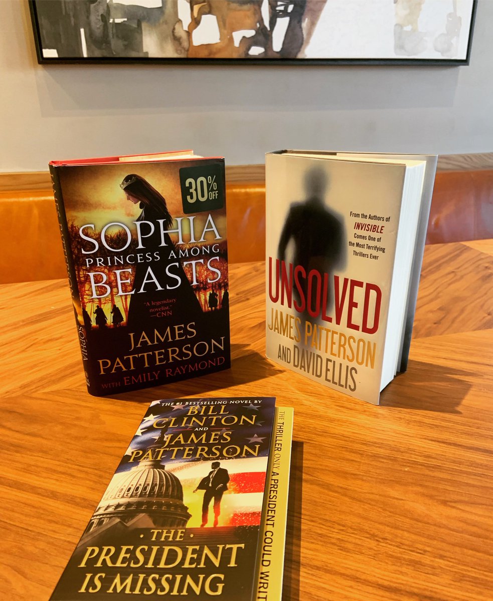 BNFolsomCA's tweet photo. Are you a fan of James Patterson? What if we told you we have a Buy 1 Get 1 deal on Patterson books? Would that make you smile? We thought it might. 😊😊

 #barnesandnoble #bnbuzz #amreading #bookstagram #bookstagrammer #folsom #folsompalladio #norcal #jamespatterson #thriller https://t.co/xwkRa2W38a