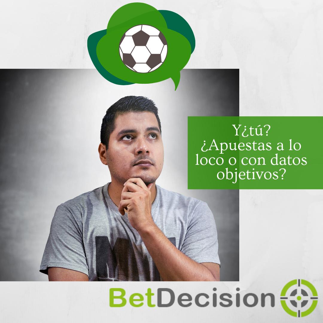 BetDecision's tweet photo. Nosotros lo tenemos claro y ¿tú?  
Usa Betdecision para tus pronósticos con los datos que valores más relevantes
#casadeapuestas #apostar #futbomanía #silosabréyo  #futbolmania #futboleros https://t.co/EAWEoL7g0Z