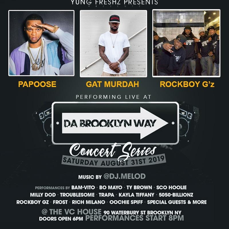 REALROCKBOYGZ's tweet photo. This concert gonna be a ZOO.. #Pappose , #GatMurdah from #DaBrooklynWay & D/R Period's group #RockboyGz , and more... PULL UP Aug 31st https://t.co/zUyH6SMus2