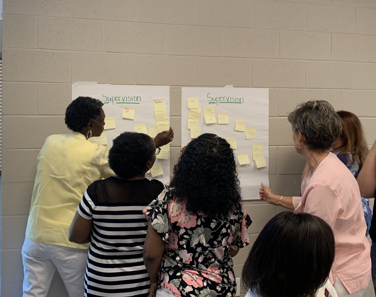 curcior's tweet photo. @UofSCEducation Supervisor PD - A Focus on Coaching. Amazing morning of collaboration and learning. #responsivecoaching #knowingourstudents #clinicaledfellows #gamecockedquarters https://t.co/HUz8lojKS6