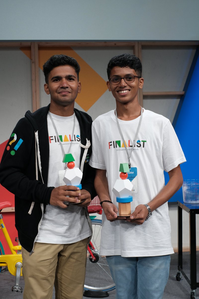 NatGeoEducation's tweet image. Congratulations to Aman K A and A U Nachiketh, winners of the National Geographic Explorer Award at #GoogleScienceFair!
blog.education.nationalgeographic.org/2019/07/30/tee…