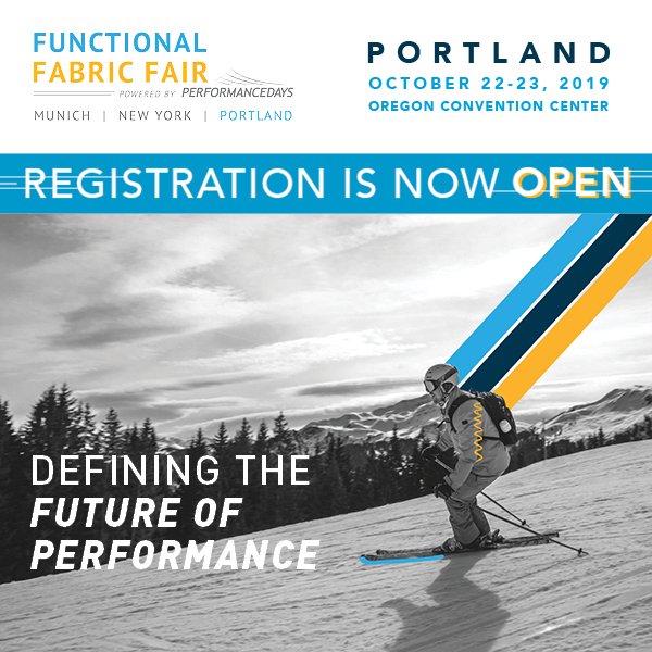 FunctionalFF's tweet image. Registration for FUNCTIONAL FABRIC FAIR Portland—powered by PERFORMANCE DAYS® is NOW OPEN!

🗓 October 22-23, 2019
📍 Oregon Convention Center
🌎 FunctionalFabricFair.com

#functionalfabricfairportland #fffportland #functionalfabrics