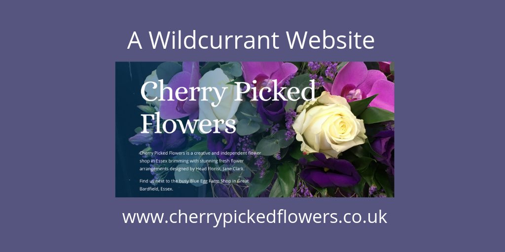 Have a look at our latest website build to go live - cherrypickedflowers.co.uk -the wonderful Jane makes the most amazing floral extravaganzas in #Essex so if you are in need of flowers give her a call! #WebsiteDesign #Suffolk #TuesdayThoughts