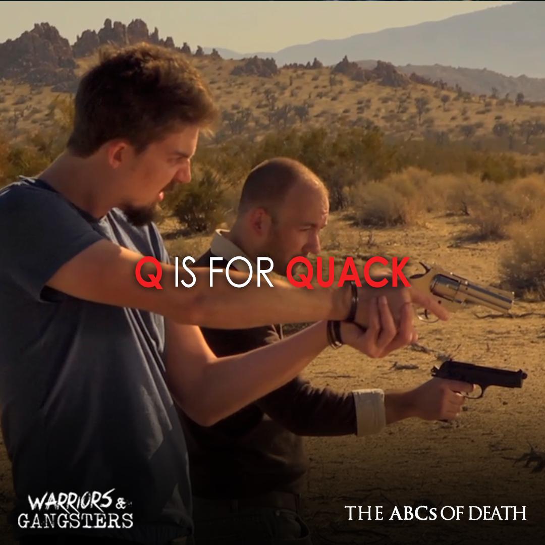 WarriorFlix's tweet photo. Q is for QUACK. R is for REMOVED. S for SPEED. T is for TOILET. Discover all 26 ways of death in #ABCsofDeath, coming soon to @WarriorFlix. For a limited time, new user’s first month is ONLY ONE CENT with promo code "onecent". https://t.co/RilPsOWxIL https://t.co/inUwFhYWDf