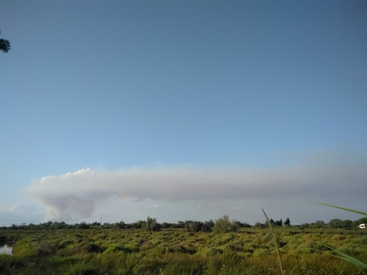 Pescalune's tweet image. Impressionnant vu des Saintes-Maries ! ... :(