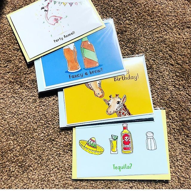 Greenemerald102's tweet photo. Looking for a unique greetings card?  these and many others are in stock now, feel free to contact me for more details 😊 
#art #artist #artistsoninstagram #artistoninstagram #greetingscards #greetingscardsforsale #illustration #animalillustrations  #… https://t.co/iODCwQ94lk https://t.co/MQfhu33dht