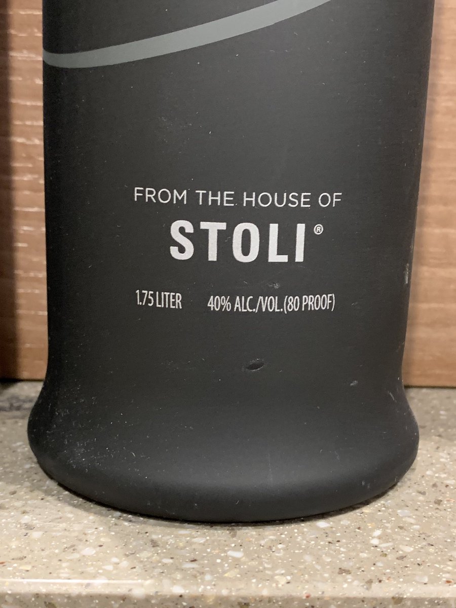 ScottGenz's tweet photo. Marketing tag lines I never thought I’d see. #houseofstoli @CRStoli https://t.co/5wDpYxUYCE