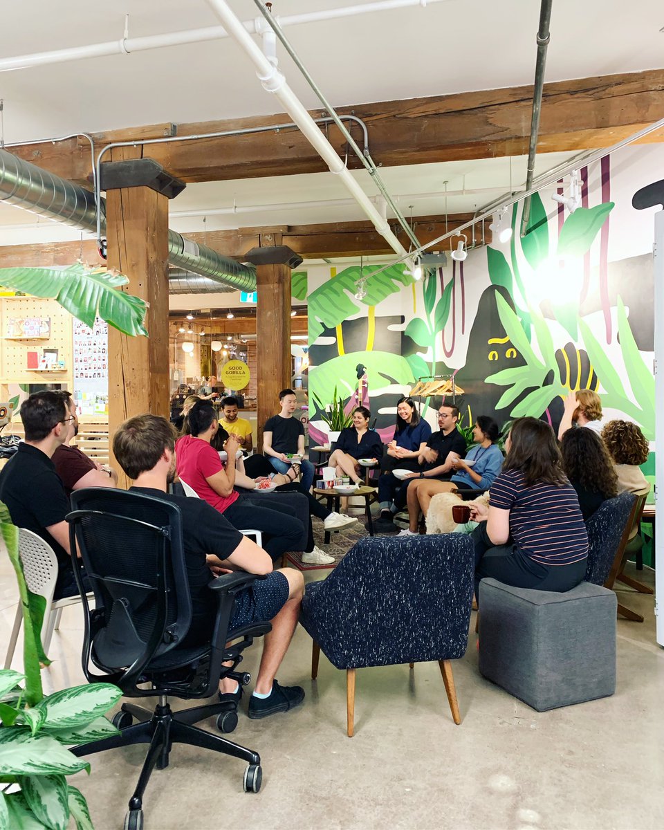 bygoodgorilla's tweet photo. $10 Drop-In + Community Lunch 🥗🥪🧀🥙🍇 9am-5pm on Aug 6th, get your tickets or drop us a line to save you a spot. Only have 5 seats left!
#coworkingspace #torontocreatives #officepet #communitylunch #startuptoronto #401richmond #forcreatives #entrepreneur #designto #freelance https://t.co/zr3oGtpP7T