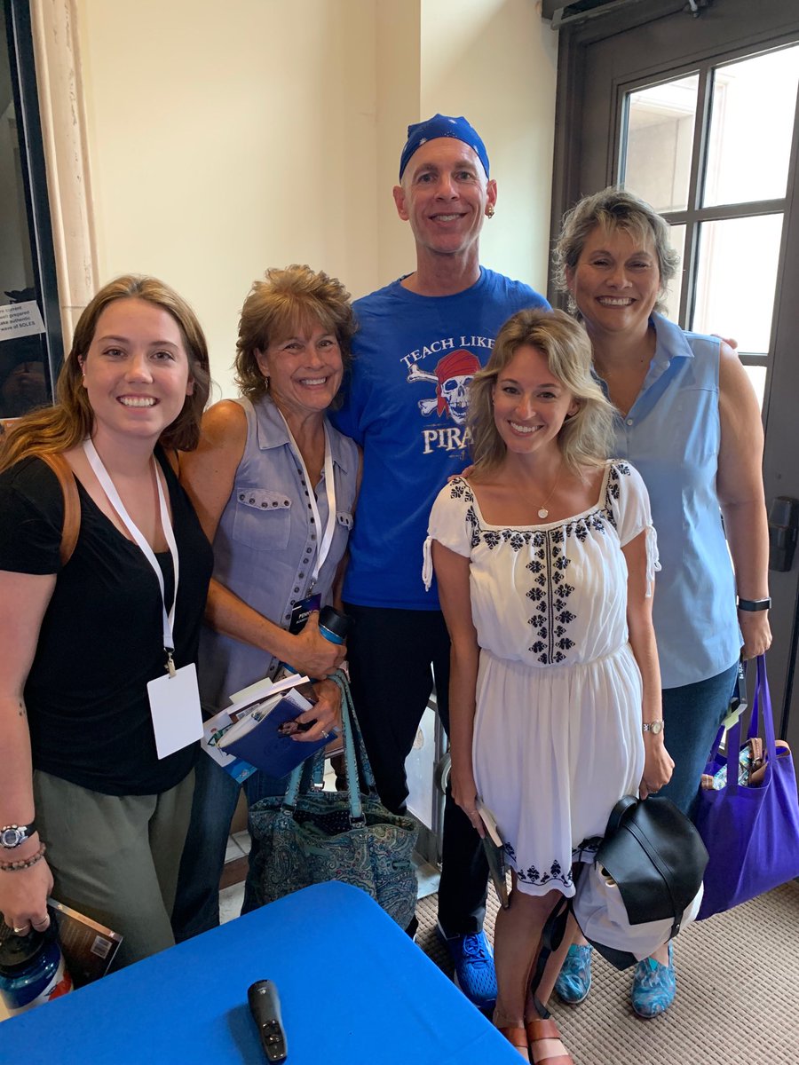 Team Pirate!  What s pleasure to meet Dave Burgess! #TLAP ⁦<a href="/burgessdave/">Dave Burgess</a>⁩ ⁦<a href="/hillsdalepride/">Hillsdale Middle</a>⁩ <a href="/cajonvalleyusd/">CajonValleyUSD</a> #EDInnovateLive
