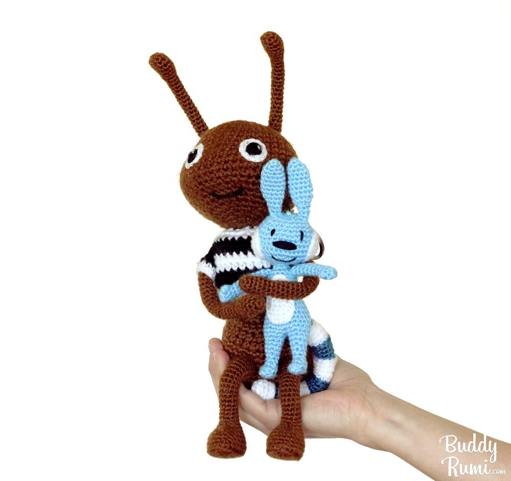 BuddyRumi's tweet photo. Amigurumi Pattern: Robber Ant and Hatch https://t.co/Digsr3P60X