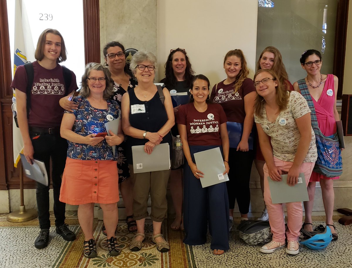 MassInterfaith's tweet photo. #drivingfamiliesforward lobby day! Visited MA State Representative @DeniseGarlick in support of the Work and Family Mobility Act #mapoli #drivingmafoward https://t.co/o1XDOHbn7K