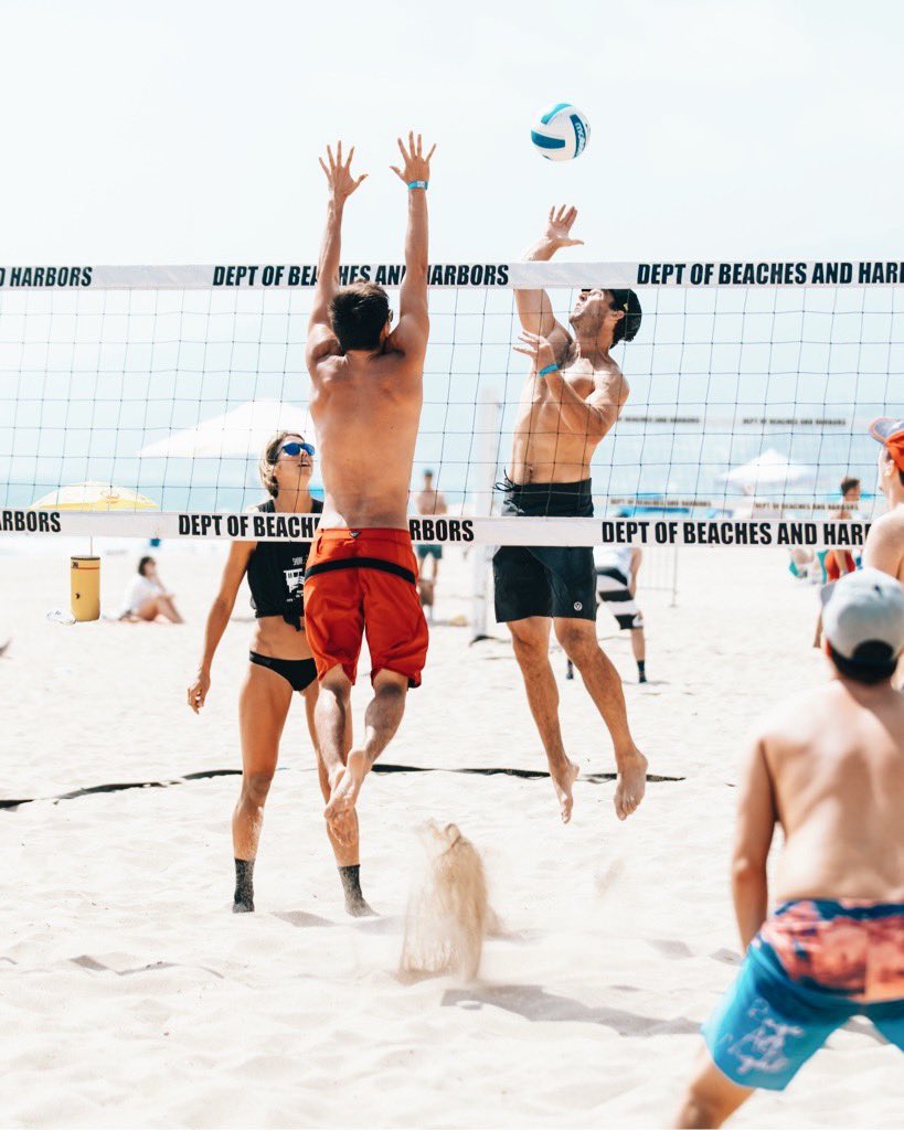 The 8th Annual @SHOREbar_SM Charity Volleyball Tournament. | Join us this Sunday, August 4th at 11am for the best day in the sand. Tournament proceeds benefit the work of ocean health, marine life and conservation. Tickets available at ShorebarVolleyball.Eventbrite.Com. #hwoodgroup