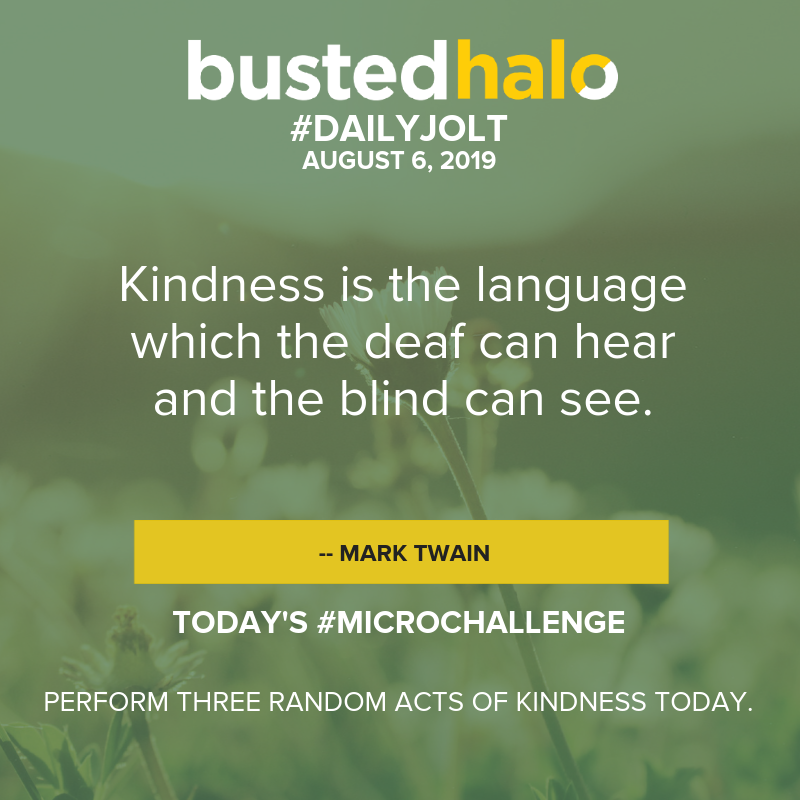 BustedHalo's tweet photo. Today’s #DailyJolt comes from #MarkTwain https://t.co/EzkCBzppOf
