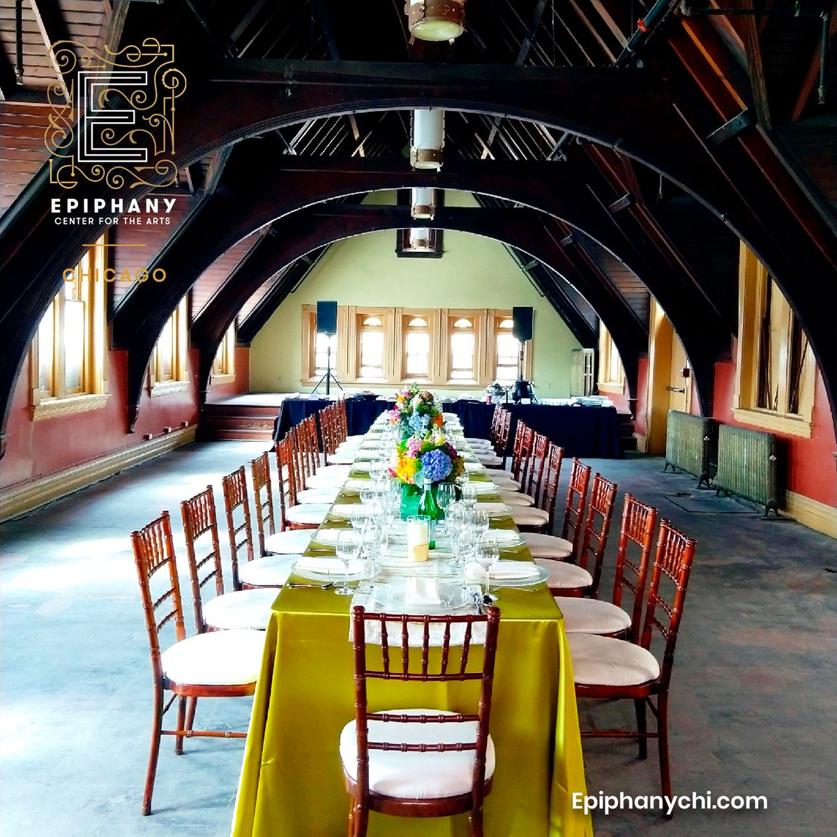 #Lunch at the Sanctuary! #BonAppetit
Culinary Art at Epiphany Center for the Arts! Reserve your #venue today EpiphanyChi.com &amp; follow us to get the scoops on this new unique and exciting #event venue &amp; #Artcenter in #Chicago!
#lunch #TuesdayMotivation #chef #FoodParty #IL