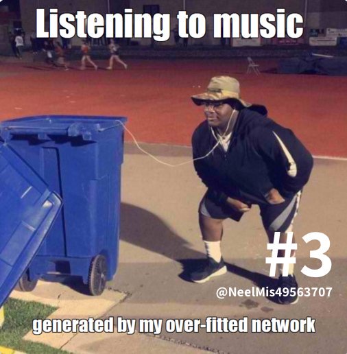DeepLearningAI's tweet image. Congrats to @NeelMis49563707, @mat_MTO, and @coyboynamedjoy for winning the top 3 spots in our MYOM competition! Vote for your favorite meme in the thread below. Whoever gets the most votes will win a Google Coral Accelerator!