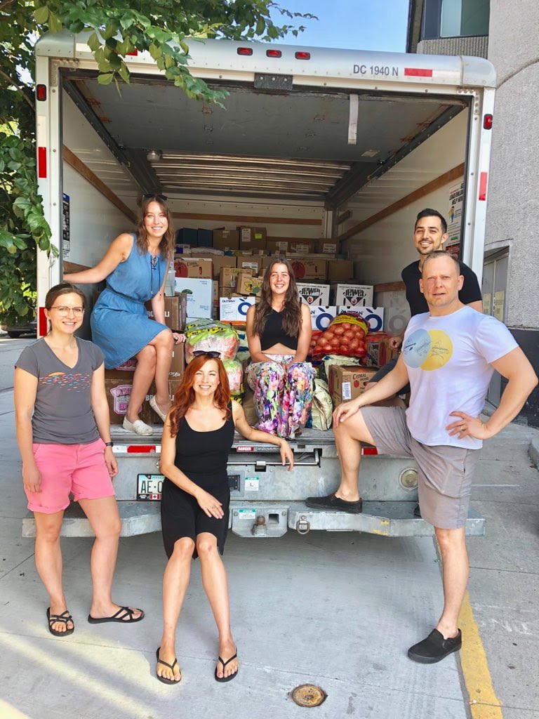 The hustle on <a href="/VegFoodBank/">TOvegfoodbank</a> kicks into high gear when Matt and Ken on our team pull up with our big truck o' food.

As a changemaker, do you love that moment when it's "go time" or do you enjoy the quieter methodical preparation before the action more?