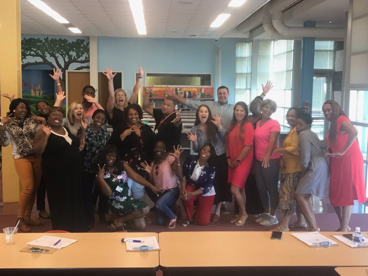 PrincipalTeal's tweet photo. Powerful collaboration with Eastway Elementary colleagues today discussing climate, culture, a sense of urgency, PLC's and the powerful 20%!! Have an awe inspiring year!! #EaglesRock #CollaborativePartners #WeGotThis @pmubenga @drdcryan @drstacydstewart @PtownElem @DPS_K12C_I https://t.co/PY7Q4pOTte