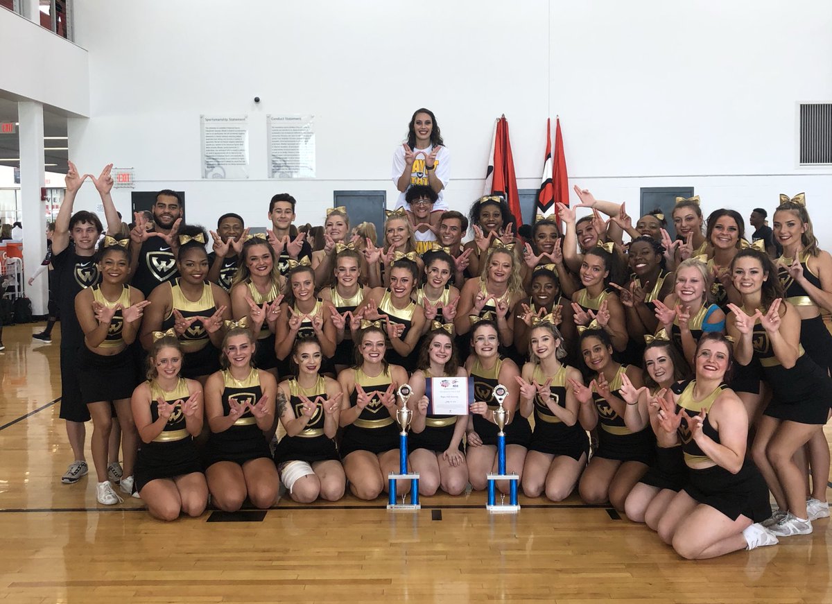Your warriors are bringing home Wayne States FIRST EVER GOLD PAID BID💛💰🏆 We loved performing our 45 second crowd segment for the entire camp and being crowned Game Day CHAMPIONS at the Louisville Camp! We are so thankful for this experience and so grateful to be a Warrior💚