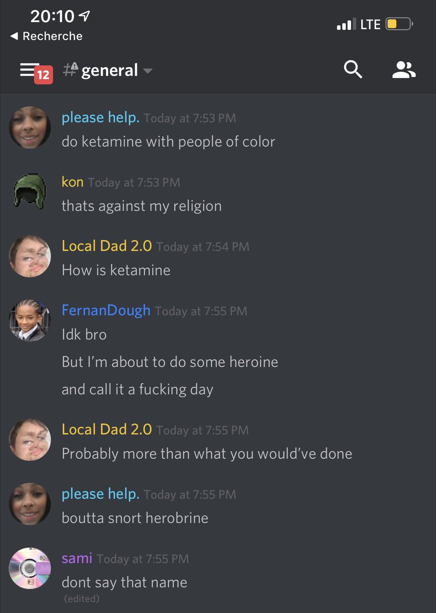 ShitDiscordSays's tweet image. interesting way to end the day