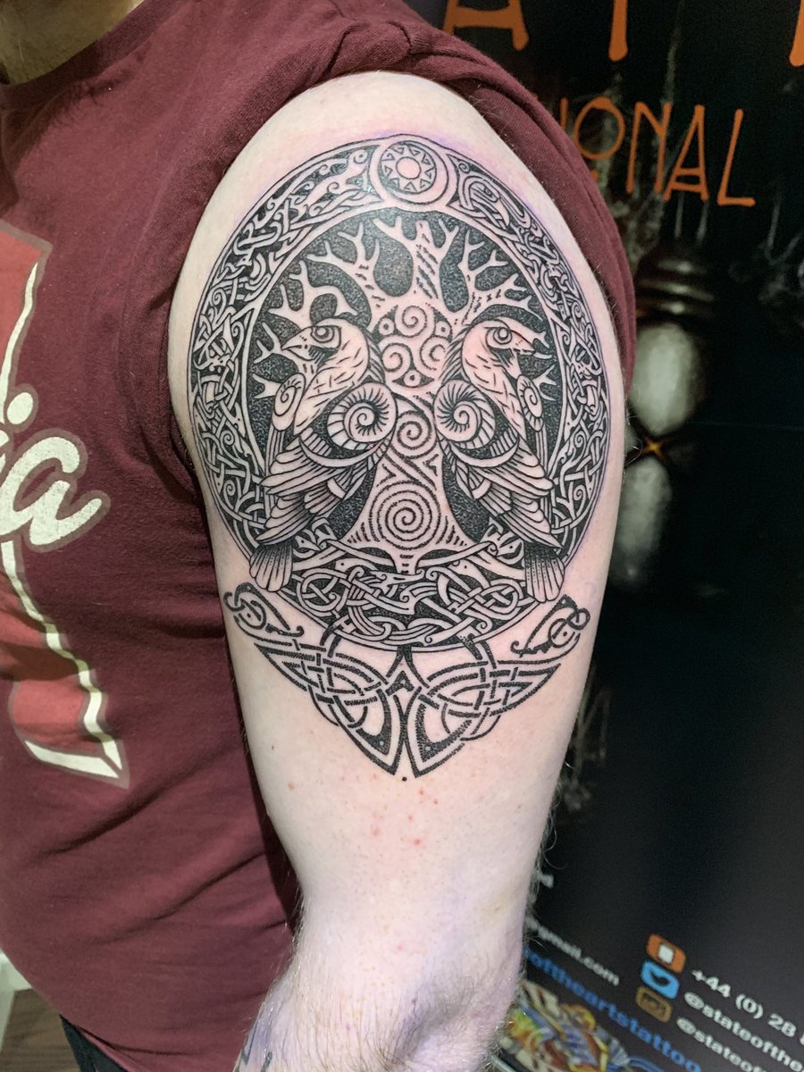 Artist: Gaz

All the details in this Viking tattoo.
#vikingtattoo #viking #tattoo #ink #art #dungannon #sota #stateofthearts