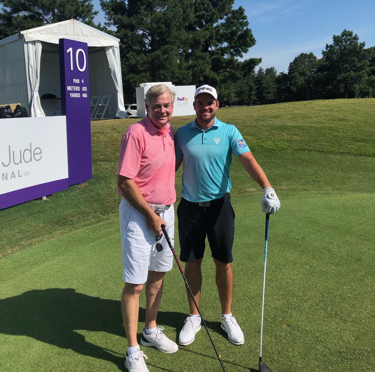 KentStBaseball's tweet photo. #FormerFlash Dave Edmonds hit the course with @KentStGolf alum Corey Conners! ⚡ #FlashesForever #GoFlashes https://t.co/AITMAK9ZPo
