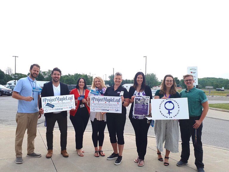 gwwic's tweet photo. Recognizing World Day Against Trafficking  Persons with our community partners. Let’s work collectively to end this suffering and exploitation #ProjectMapleLeaf #ProjectOnRoute #EndHumanTrafficking https://t.co/AlLgrZFWxQ