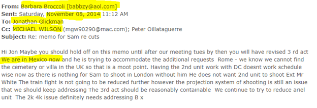 38/ I meant to come back in 2 hours not 2 days(!!)Going back to tweet 24/ above.. I was asking if anyone knows anything about the authors of those  #Sony hacked emails? I was really surprised at what I discovered... This will take a few tweets to explain-See highlighted lines: