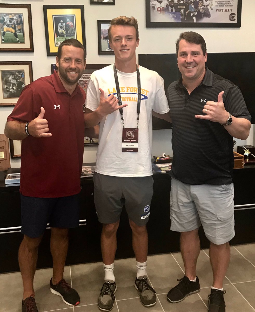 Kai Kroeger (@kai_kroeger) on Twitter photo 100% committed... #SpursUp 🐔 <a href="/KohlsKicking/">Kohl's Kicking Camps</a> @EFTfootball <a href="/scoutsfootball1/">Go Scouts Football</a> <a href="/thekickingcoach/">The Kicking Coach</a> <a href="/Coach_Gardener/">Joe Gardener</a> <a href="/GamecockFB/">South Carolina Football</a> <a href="/CoachHutzler/">Coleman Hutzler</a> <a href="/CoachWMuschamp/">Will Muschamp</a> 100% committed... #SpursUp 🐔 <a href="/KohlsKicking/">Kohl's Kicking Camps</a> @EFTfootball <a href="/scoutsfootball1/">Go Scouts Football</a> <a href="/thekickingcoach/">The Kicking Coach</a> <a href="/Coach_Gardener/">Joe Gardener</a> <a href="/GamecockFB/">South Carolina Football</a> <a href="/CoachHutzler/">Coleman Hutzler</a> <a href="/CoachWMuschamp/">Will Muschamp</a>