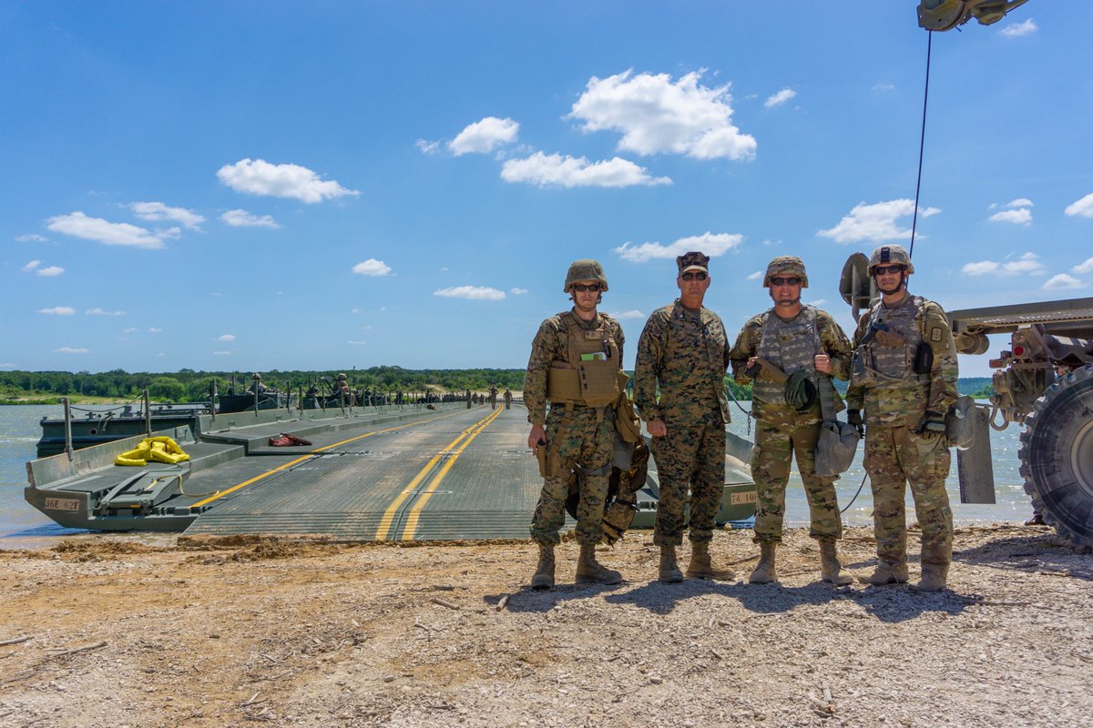 LanaHusband's tweet image. 36th Engineer Brigade, 6th Marine Engineer Battalion, Army Reservist, and NG carved out their own path in Belton Lake @forthood 

youtube.com/watch?v=imTy_3…

#Texas #StayRugged #36thEngineers
#usarmy #usarmyreserve #Engineers #armystrong
#tactical #soldier #USMC #Bridge #beltonlake
