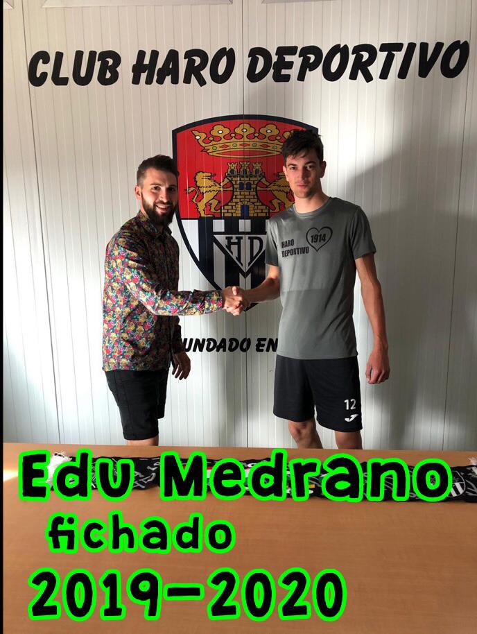 HaroDeportivo's tweet photo. ATENCION📣📣 FICHAJE

Edu Medrano 

Lateral izquierdo cedido por @UDLogrones se une a nuestro proyecto

Bienvenido Edu

#AHORATETOCAATI
#HazteSocio
#vamosharo https://t.co/bEKTvXZcpR