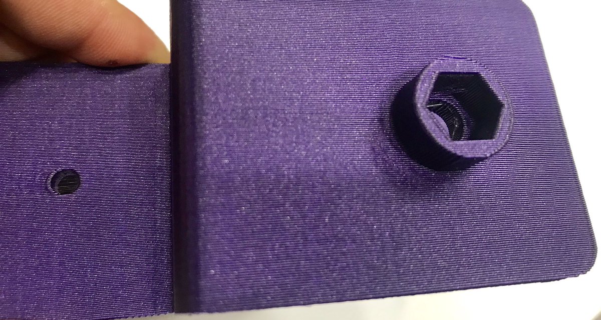 innovaland3d's tweet photo. Pieza funcional para empresa. Impreso a 0,32mm en custom #ender3 con filamento @Sakata3D #magicpurple
.
.
#sakata #sakata3d #sakata3dfilament #magic #purple #prototipado3d #impresion3d #innovaland #3dfilamento #3dvip #3d #3dprinting https://t.co/fyzFQkFlDe