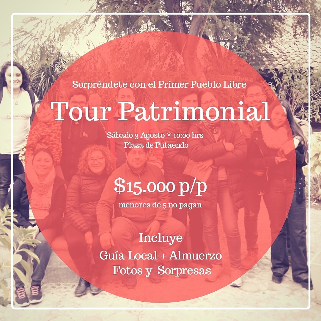 OperadorTurismo's tweet photo. Si estás visitando familiares o amigos en Putaendo, no puedes perderte esta actividad
📌Sábado 3 de Agosto
📌De 10:00 a 15:00 horas
📌Apto para todo público
🚹🚺♿
📌Empresa registrada en Sernatur 
📌Reservas al wsp +56953814161
📌CUPOS LIMITADOS
@sernatur_valpo @Sernatur https://t.co/23L0axEVyF