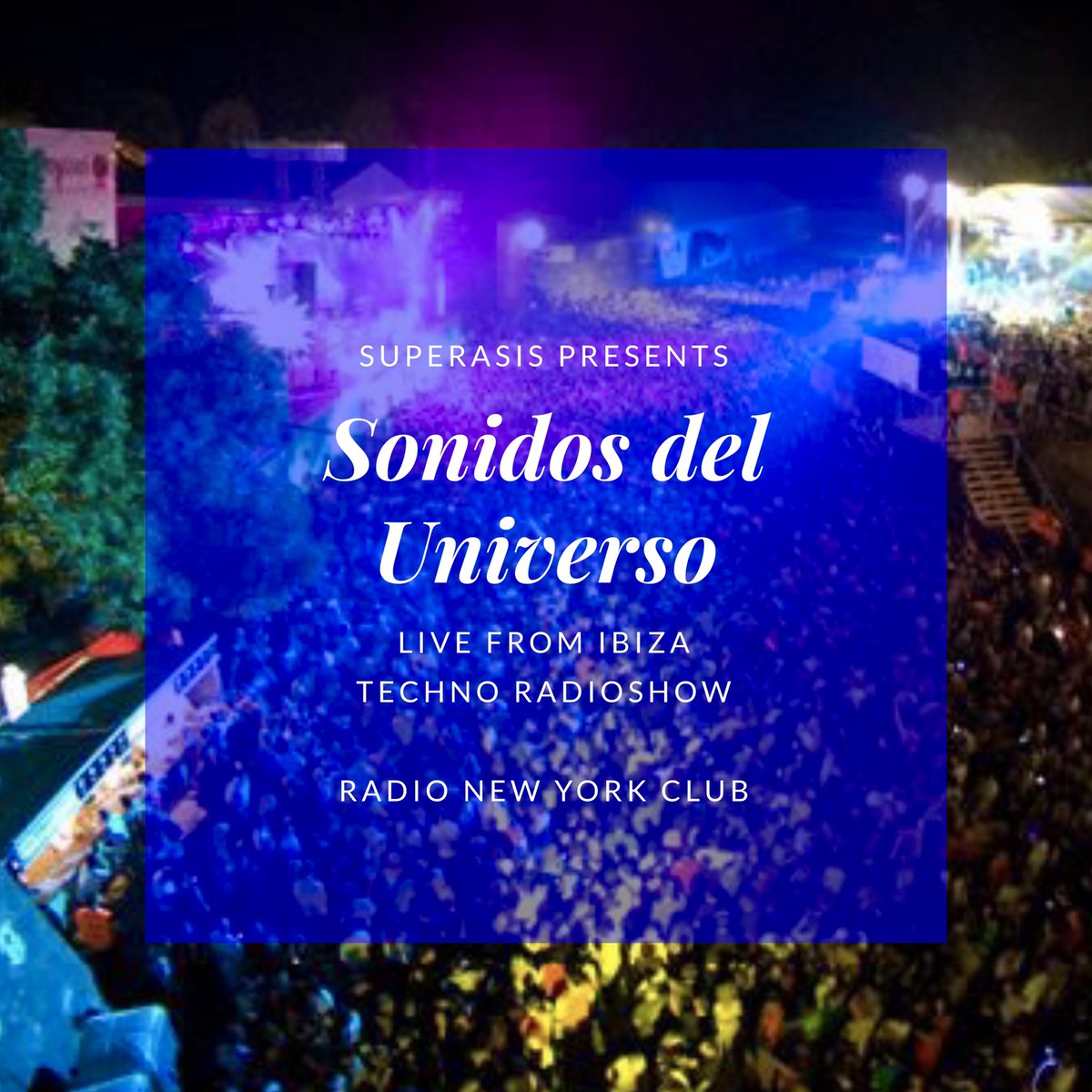 superasis's tweet photo. SUPERASIS Presents: Sonidos del Universo, Radioshow, Live From Ibiza, Spain 🐱Episode 369 #Superasis LiveSet In The Mix (After Party) Broadcast Live in Streaming https://t.co/keOv5fB8lk Madrid Spain 30.07.19
#Techno Vibes, Rave & Acid Tunes from The Underground #summertime2019 https://t.co/5KwI3J2RZa
