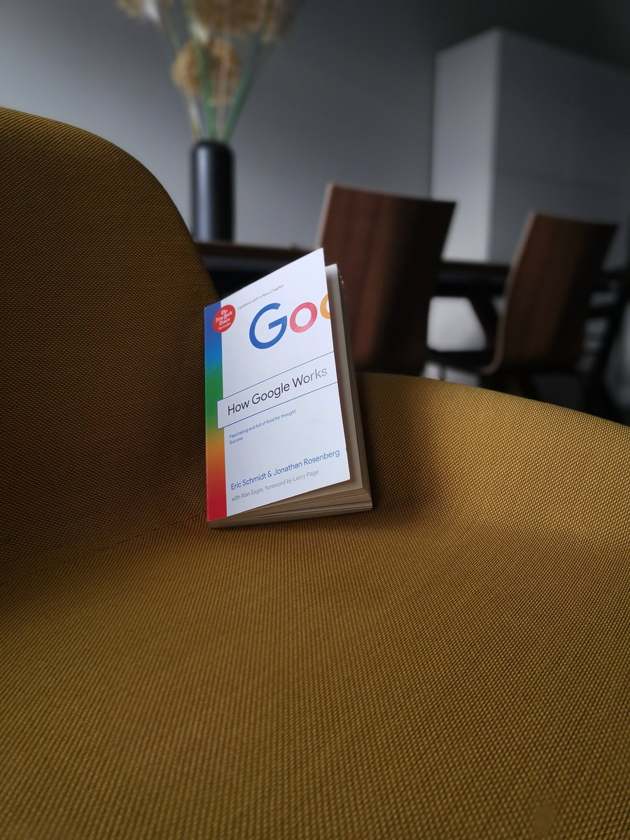 'The companies that will thrive in this ever-changing landscape will be the ones that create superior products and attract a new breed of employees - the so called 'smart creatives'.'
Thanks <a href="/ericschmidt/">Eric Schmidt</a> &amp; Jonathan Rosenberg for this entertaining, page-turning book! #Google