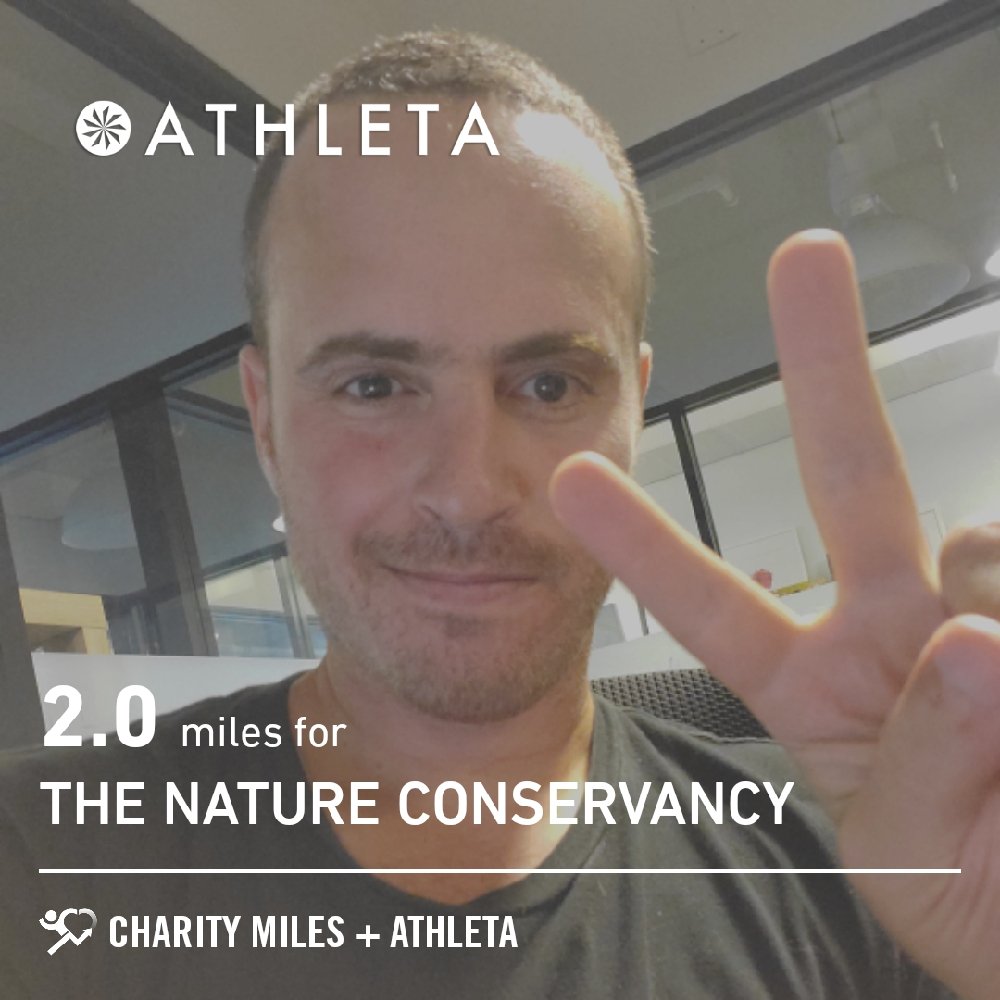 2 <a href="/CharityMiles/">Charity Miles</a> for <a href="/nature_org/">The Nature Conservancy</a>. Thx <a href="/Athleta/">ATHLETA</a> for sponsoring me! #RaceForThePlanet
miles.app.link/hcqwFymEKY