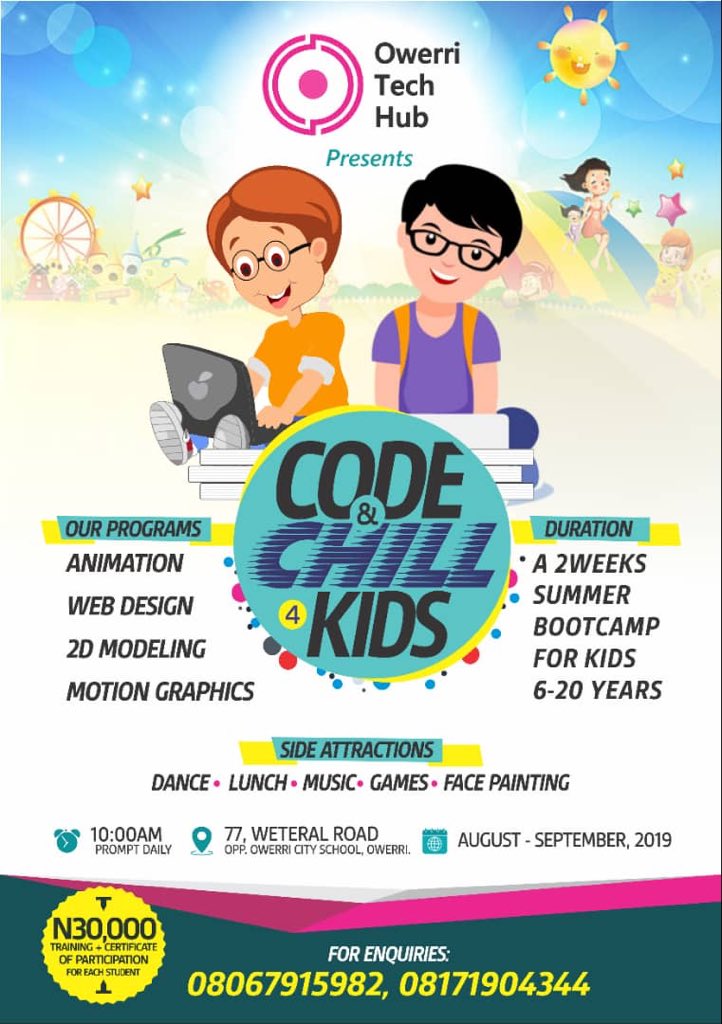 owerriTechHub's tweet photo. Long vacation is here. Let’s not forget that nothing beats it especially when kids spend time learning new Tech skills during holidays. Let the kids join the train in Owerri. 

Call: 08067915982.

#animation #tech #coding #motionGraphics #owerri #TechTrends @EventsOwerri https://t.co/kq0lEwpjBQ