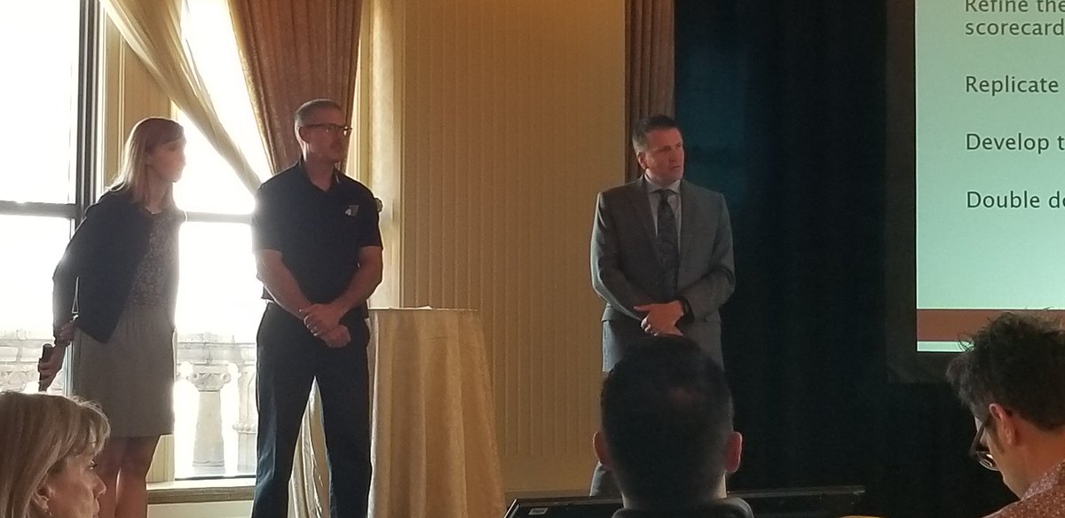 BlakePeuse's tweet photo. Excellent presentation on ROI from the @FallsSchools leadership at #wrie conference!  Great to see former @SFSDSchools leader Casey Blochowiak presenting alongside Rick Fechter and @craygolla.  Awesome work and presentation! https://t.co/waLmTCTfN4