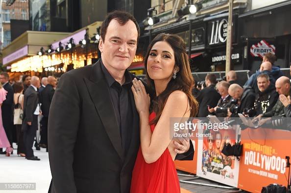 Quentin Tarantino and Daniella Pick Tarantino attend the UK premiere of 'Once Upon a Time...In Hollywood' at the Odeon Luxe Leicester Square in London

More 📸 #OnceInHollywood 👉 bit.ly/2MqergL

#OnceInHollywood #QuentinTarantino #DaniellaPickTarantino #ODEONCinemas