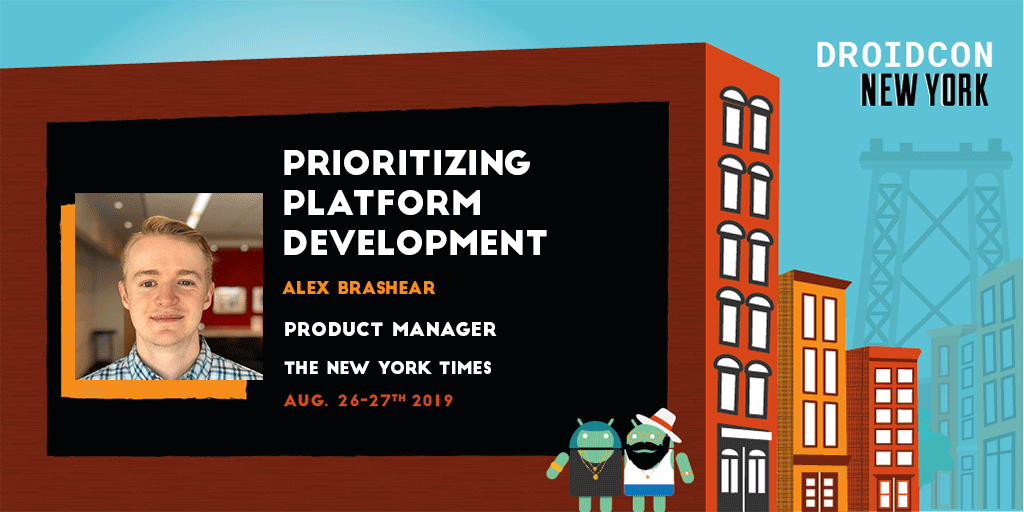 droidconUSA's tweet photo. As an app scales, more engineers doesn't necessarily equate to more features. Alex will explain why you should invest in a "platform" team and what kind of work that team should prioritize. #DCNYC19 Full abstract: https://t.co/gvM7Nr7V7g https://t.co/C4jzUIE7Ke