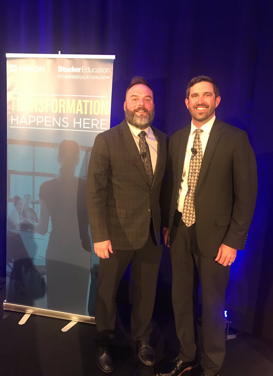 dkunsman's tweet photo. Despite being in different buildings now, it was an honor to present alongside my brother @jerimdesjarlais at @StuderEducation What’s Right in Education Conference this afternoon. #WRIE #mightycardinals https://t.co/VMAtoJz4Si
