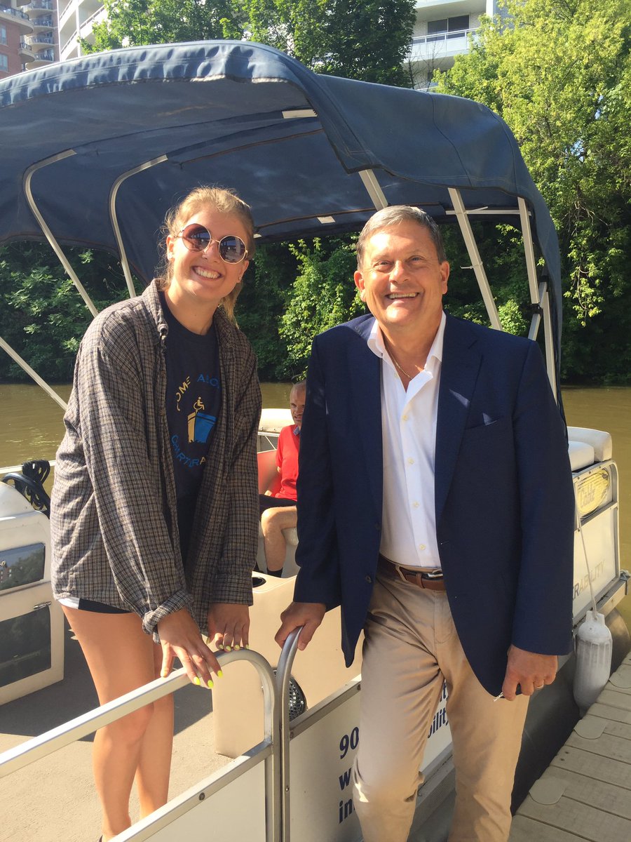 The #CanadaSummerJobs program is a great way for students to learn skills in a variety of workplaces. Devin is working with <a href="/CharterAbility/">CharterAbility</a> here in #Oakville, an organization that provides accessible boating activities to members of the community.