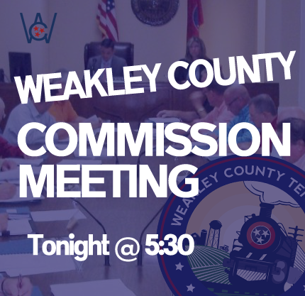 WeakleyCountyTN's tweet photo. The Weakley County Commission will meet tonight, Tuesday, July 30, 2019, at 5:30 PM in the Earl Wright County Commission Court Room @ Courthouse in Dresden. The meeting is open to the public. #WeakleyCountyTN #youareinvited #GreenfieldTN #GleasonTN #SharonTN #MartinTN #DresdenTN https://t.co/MCA8GNo2fQ