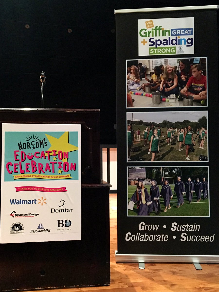 GriffinSpalding's tweet photo. Calling all @GriffinSpalding employees! GSCS is gearing up for the 2019 Education Celebration sponsored by Norcom. Don’t miss the Twitter roll call tomorrow morning! #2019EdCelebration #GSCStepRightUp🎪 https://t.co/uhjFCkVJuJ